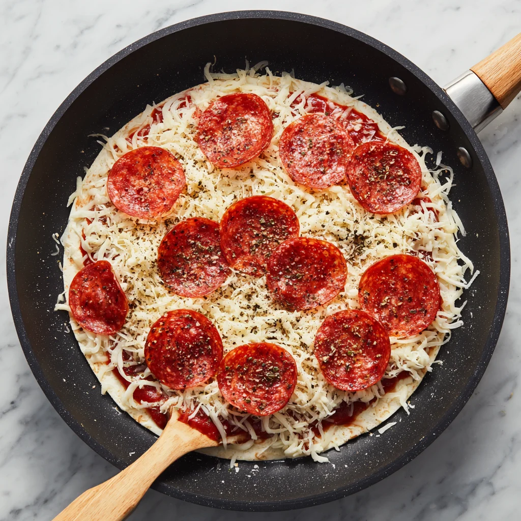5-Minute Pepperoni Pizza Quesadilla - JuicyTable