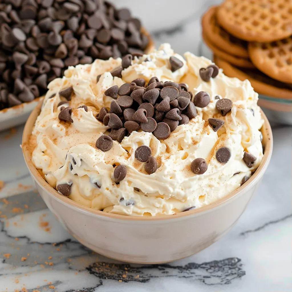 Best Cookie Dough Dip Recipe with Chocolate Chips - Recipe Image
