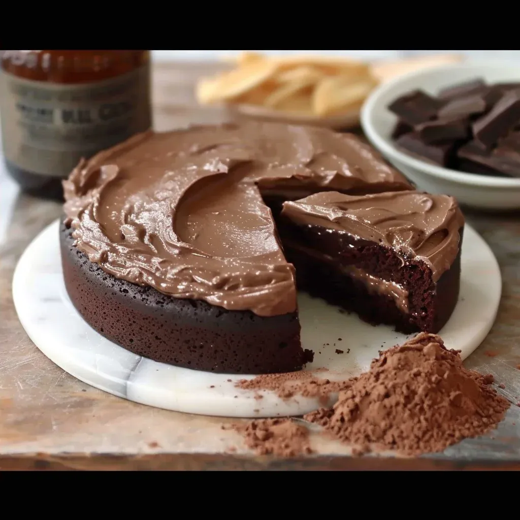 Ultra-Moist Chocolate Mayonnaise Cake - Recipe Image