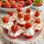 Cheesecake-Filled Deviled Strawberries (No-Bake!) - Recipe Image