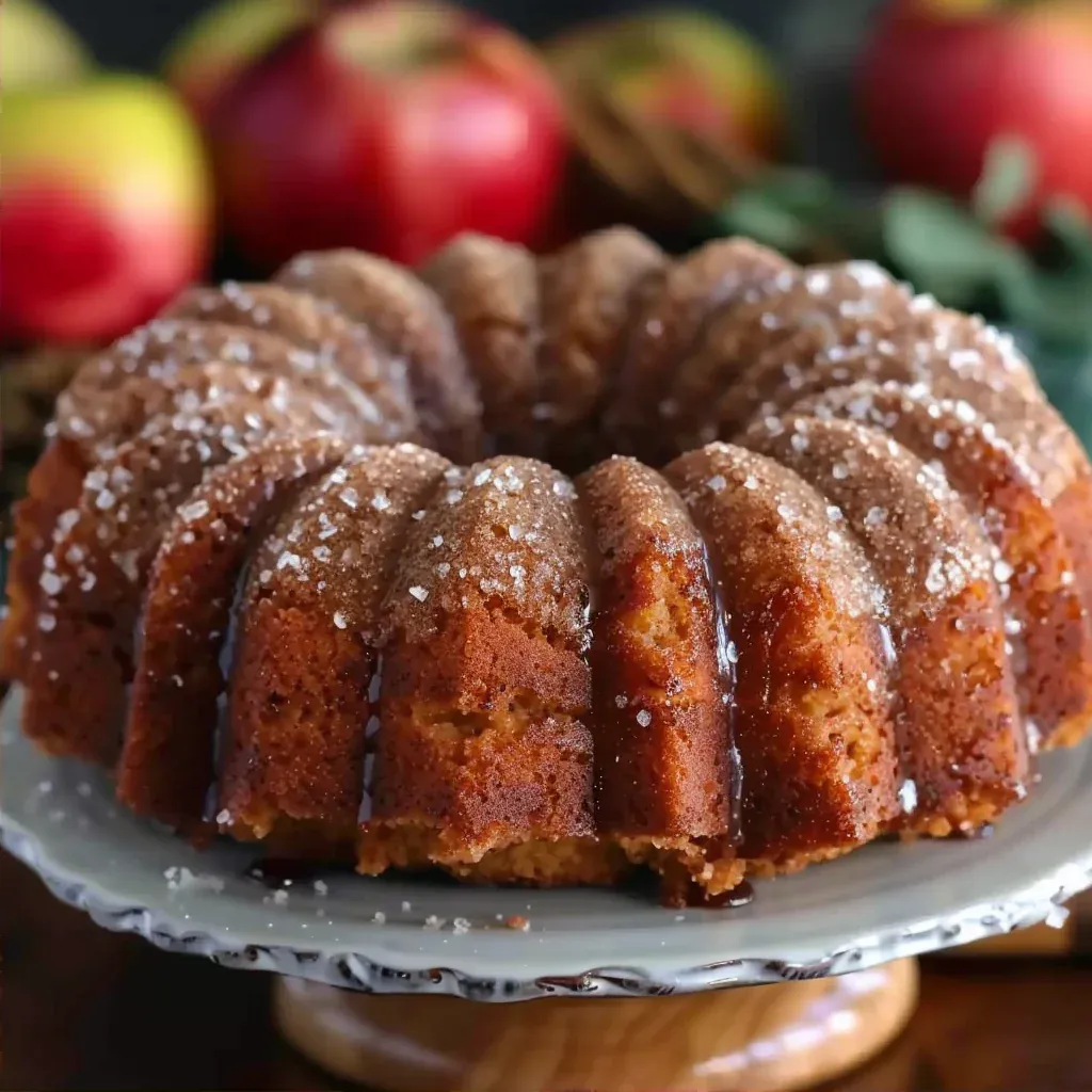 Apple Cider Donut Bundt Cake Recipe for Fall Baking - Recipe Image