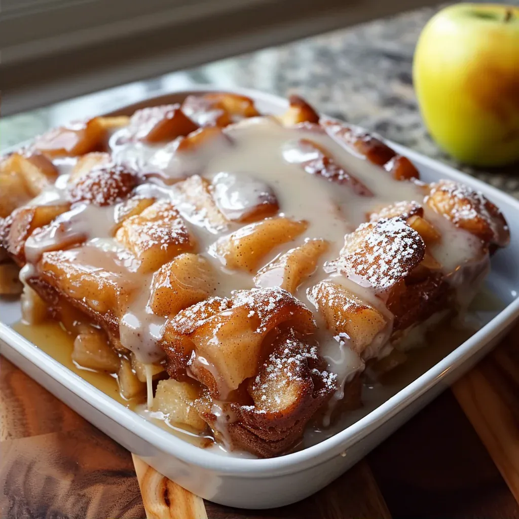 Sweet Apple Fritter Cake Recipe That Tastes Like Fall - Recipe Image