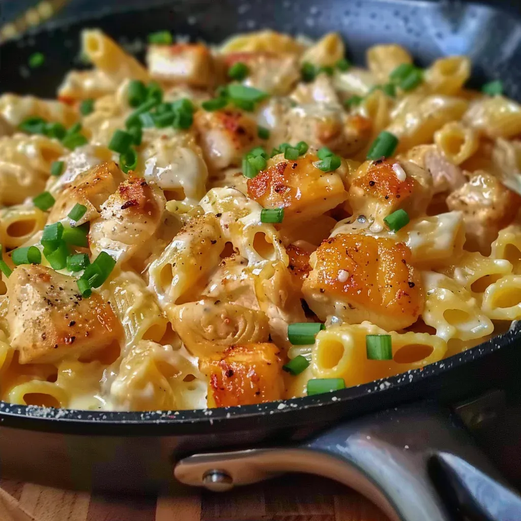 Creamy Smoky White Cheddar Honey Butter Chicken Pasta You’ll Crave Tonight - Recipe Image