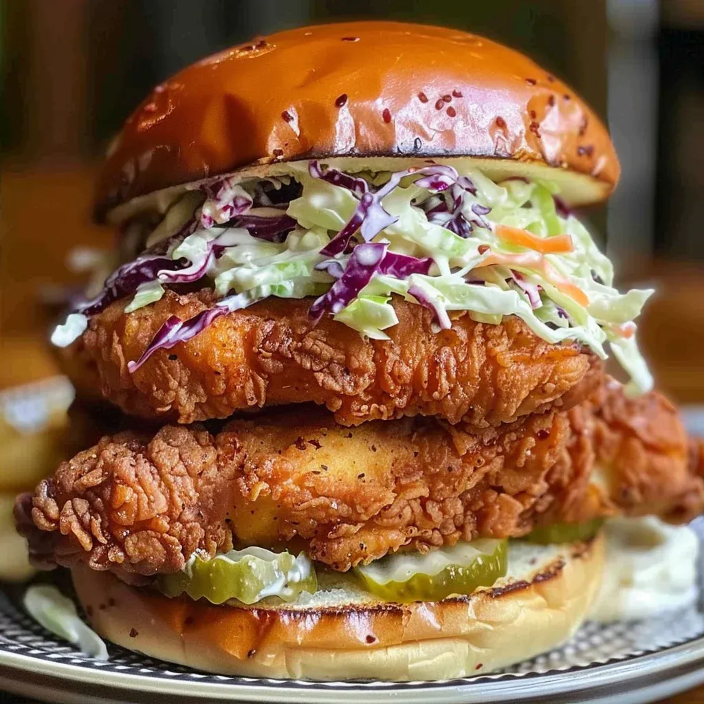 Crispy Pickle Brined Fried Chicken Sandwich Recipe You’ll Crave - Recipe Image