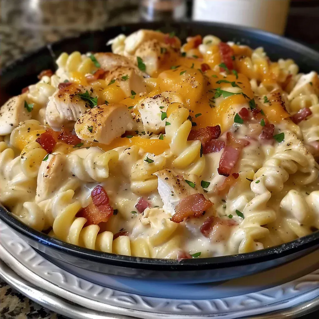 Creamy Chicken Bacon Ranch Pasta That Everyone Keeps Craving - Recipe Image