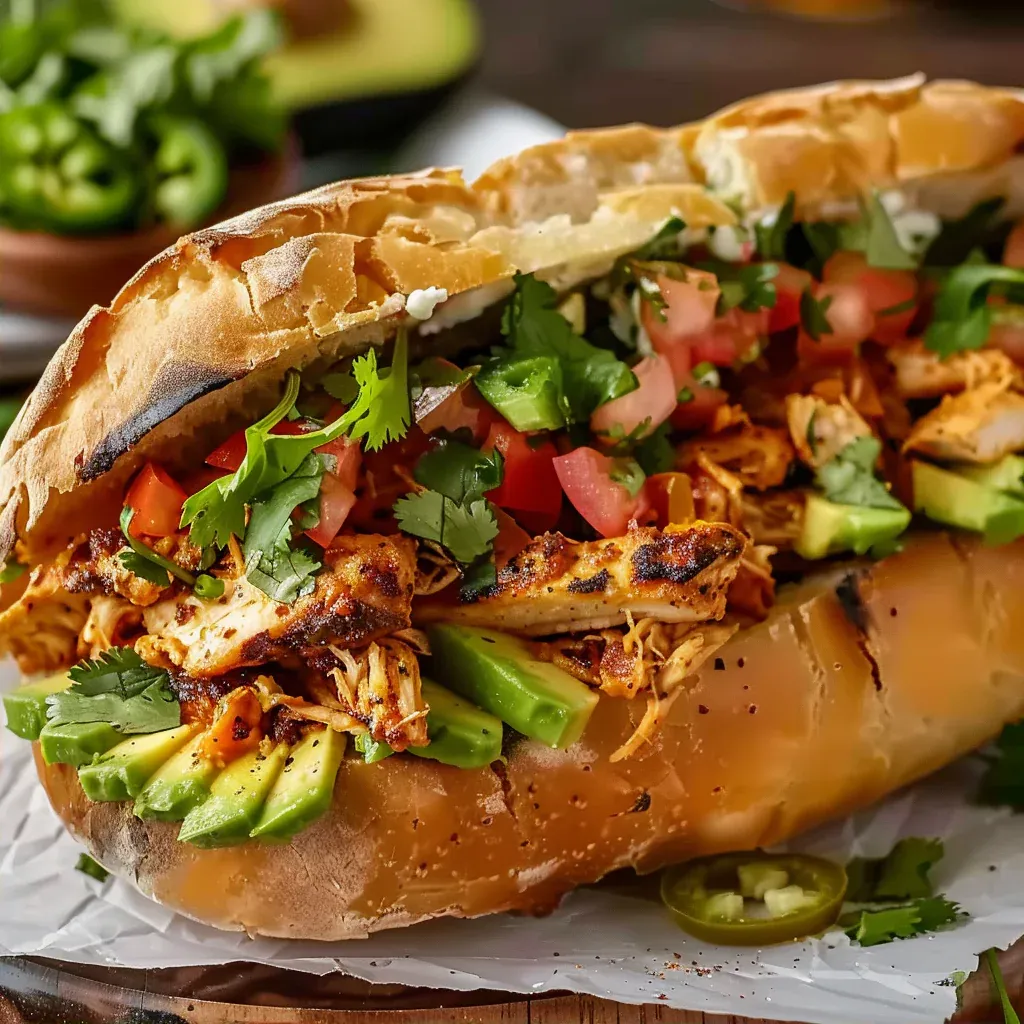 Flavor-Packed Chicken Torta Sandwich You’ll Crave Daily - Recipe Image