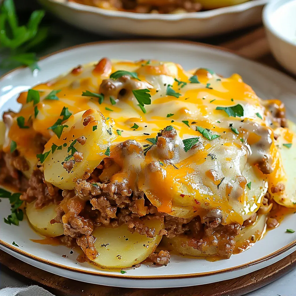 Easy Hobo Casserole with Ground Beef – Budget-Friendly Comfort Food - Recipe Image