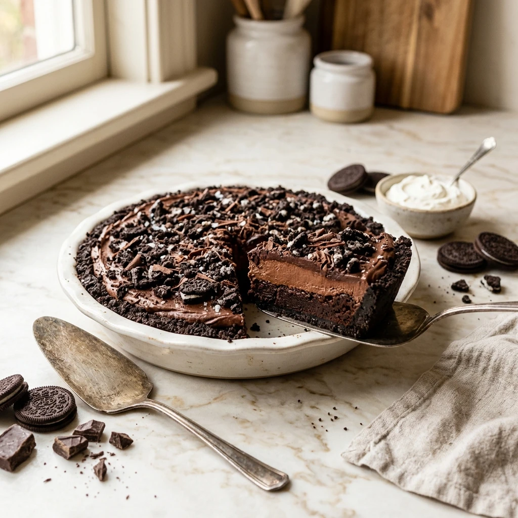 Mississippi Mud Pie Recipe – Rich, Fudgy Chocolate Dessert - Recipe Image